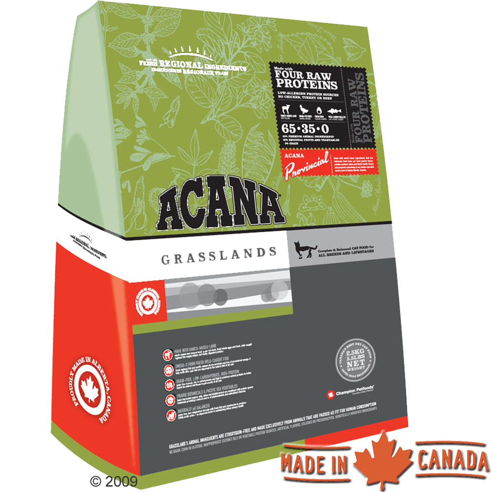 Acana Grasslands Katzenfutter 25 kg