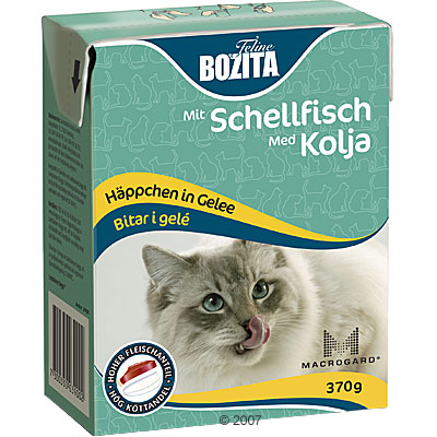 Bozita H�ppchen in Gelee 6 x 370 g - mit viel Huhn