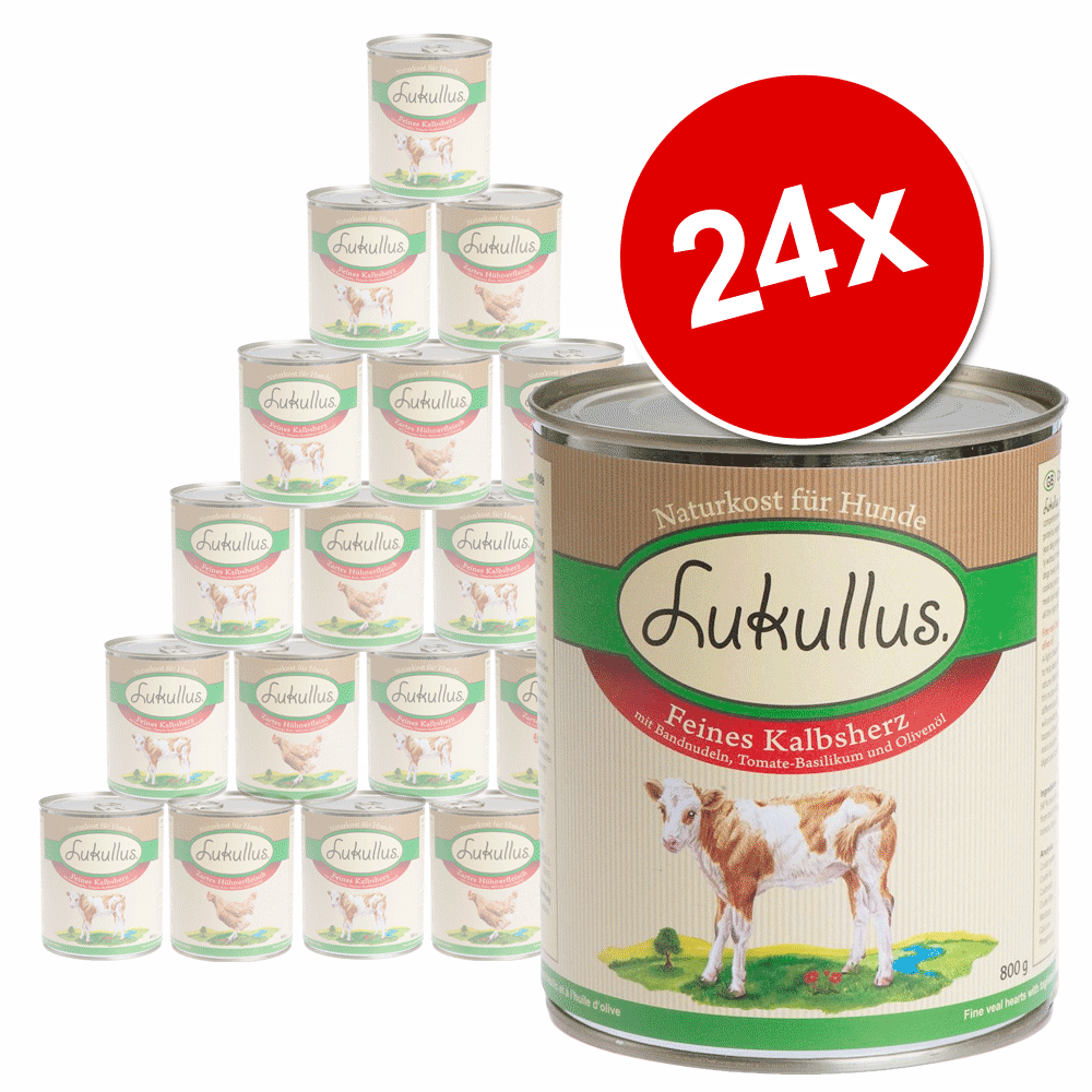 Gemischtes Schlemmer-Paket Lukullus Sommer-Men� - - 24 x 400 g gemischtes Schlemmerpaket Lukullus Sommer-Men�