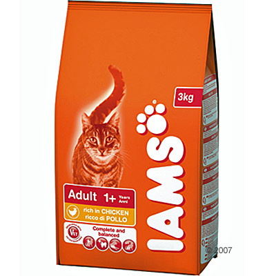 Iams Adult mit viel Huhn - 1 kg
