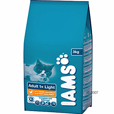 Iams Light mit viel Huhn - 10 kg