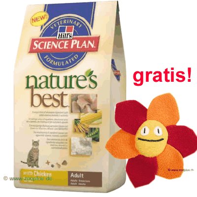 2 kg Hill´s Nature´s Best Sommerblume mit Catnip gratis - Adult