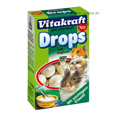 Vitakraft Drops Hamster 75 g - Joghurt