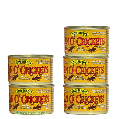 Zoo Med Can o�Crickets 5 x 35 g, gro� - gro�