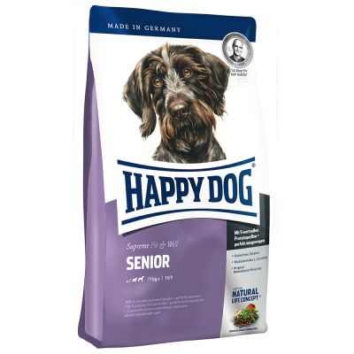 happy dog senior hundefutter