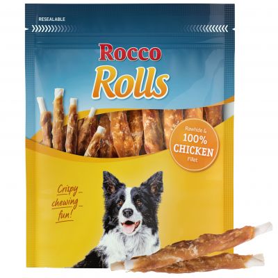 rocco rolls hundesnacks chicken