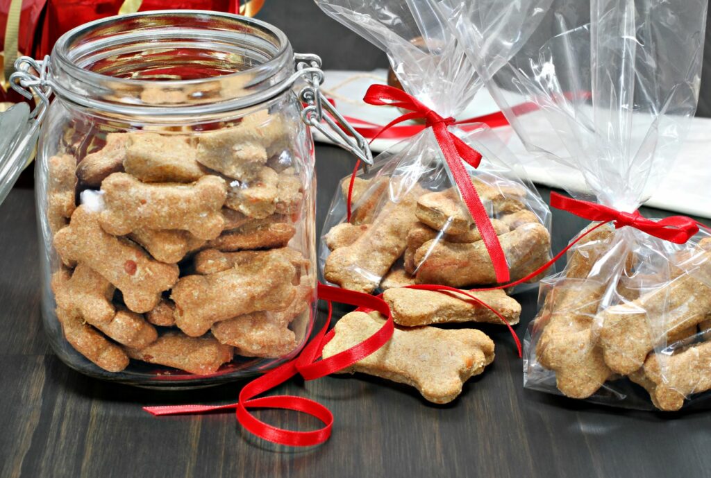 Hundekekse Kekse für den Hunde-Adventskalender zum selber basteln.