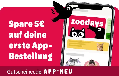 zooplus zoodays Rabatt auf erste App-Bestellung