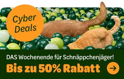 zooplus Cyber Deals bis zu 50% Rabatt
